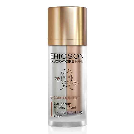 Двухфазная сыворотка для усовершенствования контуров лица V-CONTOUR LIFT SERUM ERICSON LABORATOIRE, 2*15 мл Днепр