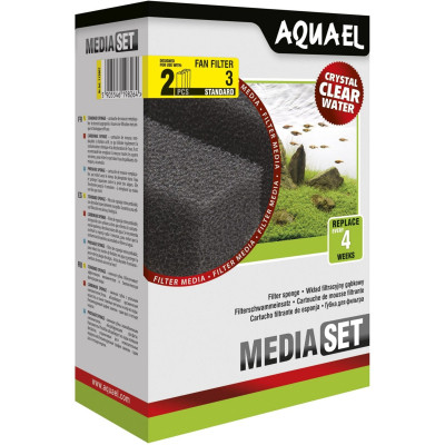 Наполнитель для аквариумного фильтра AquaEl Media Set Standard Fan-3 Plus 2 шт (5905546198264) Винница - изображение 1