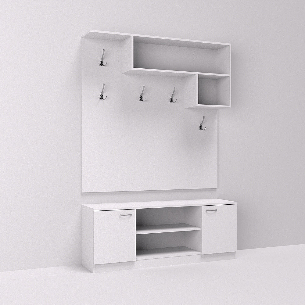 Передпокій ГКШ-10, Білий, 1300/350/1900 Львів - фото 1