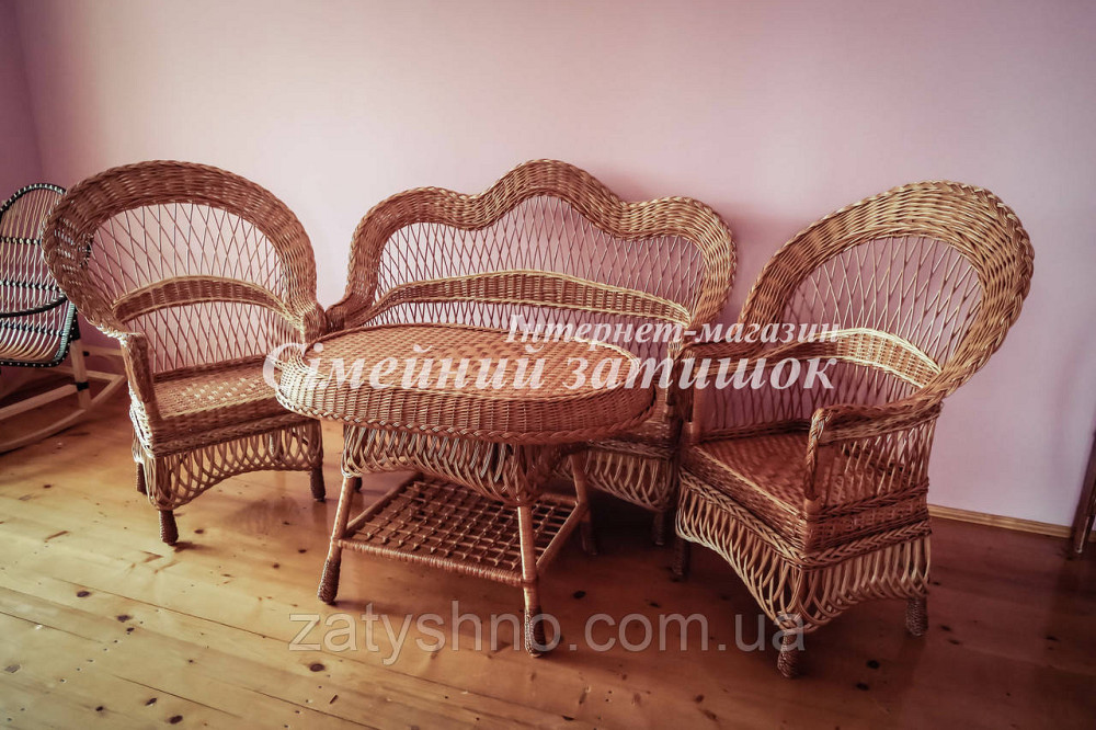 Плетеная мебель из лозы для дачи Киев - изображение 2