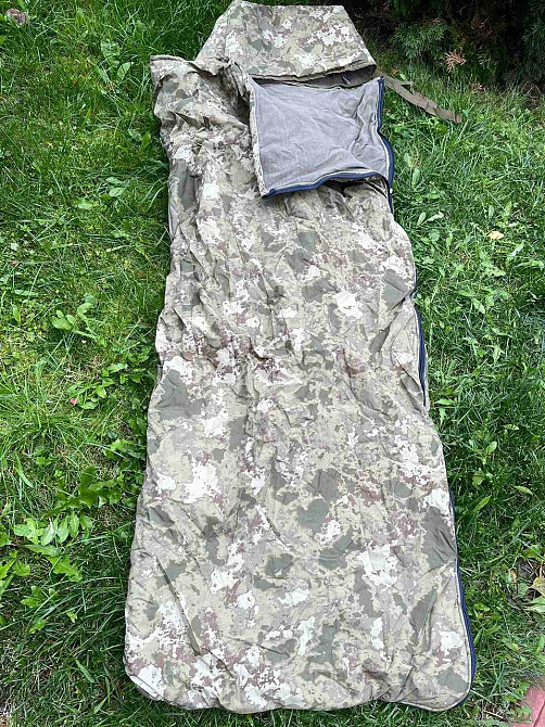 Мешок спальный Uyku Tulumu до -35С (210х80 см) Камуфляж Винница - изображение 2
