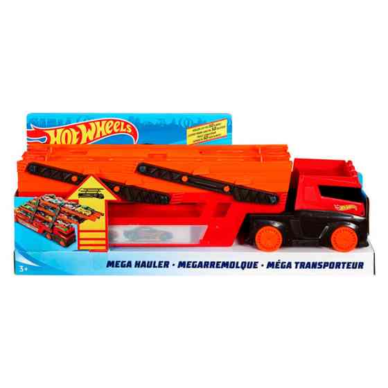 Вантажівка-транспортер Hot Wheels Action Мега-транспортер 45 см (GHR48) Чернігів