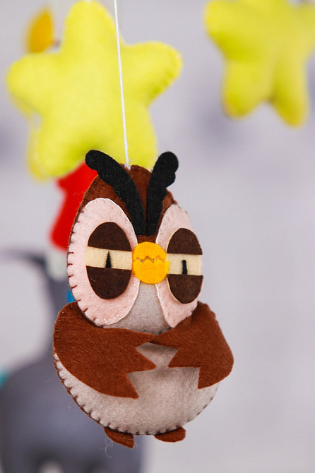 Дитячий мобіль на ліжечко для немовлят WooolyWool "Вінні-Пух" Київ - фото 8