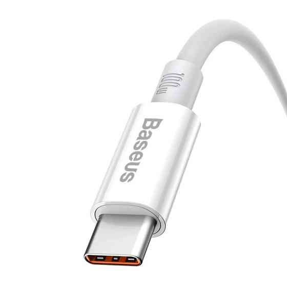 Кабель Baseus Superior Series Fast Charging Data Cable USB to Type-C 100W 1m Moon White Одеса