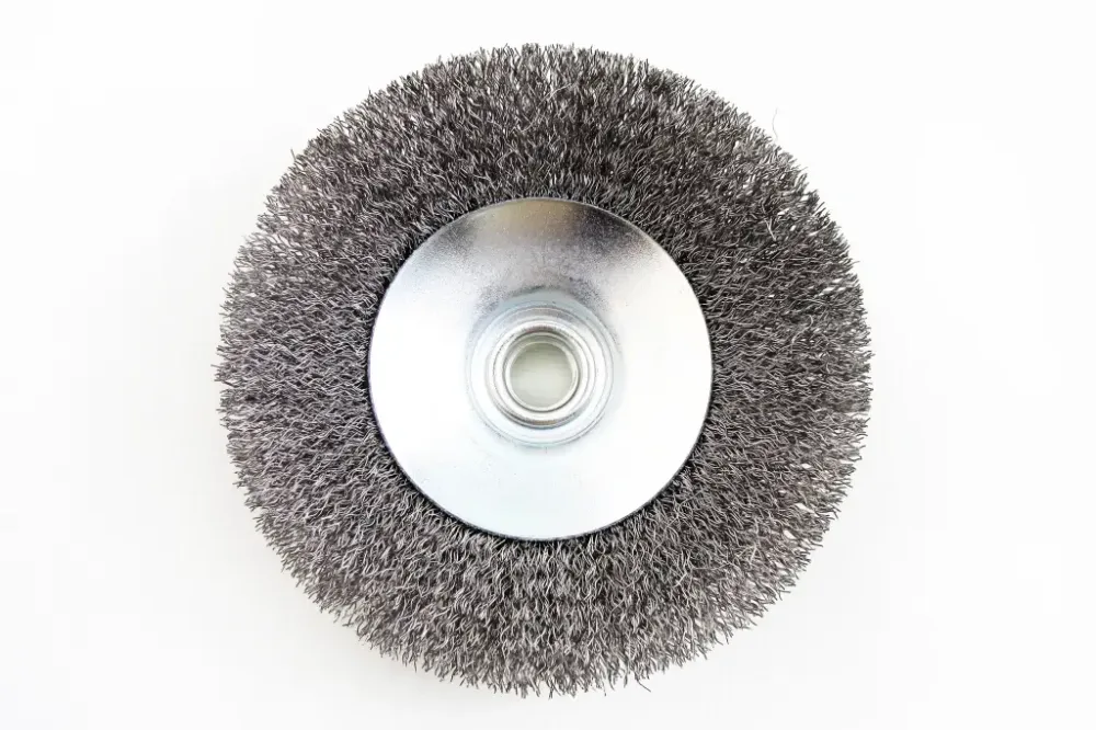 Щітка для УШМ конусна Intertool китова дрота 125ммм Вінниця - фото 2