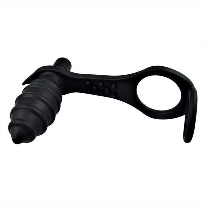 Уникальный Вибромассажер для анальной стимуляции и массажа простаты 10-ти частотный 3.6 см - Черный Винница - изображение 4