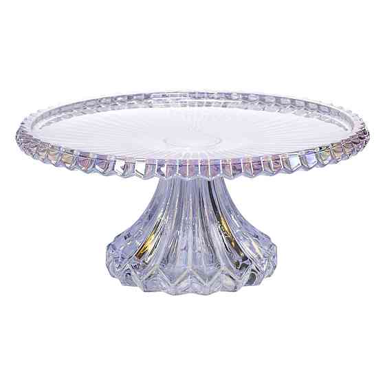 Тортівниця на ніжці Ø26 см скляна кругла HP-19-148 Київ