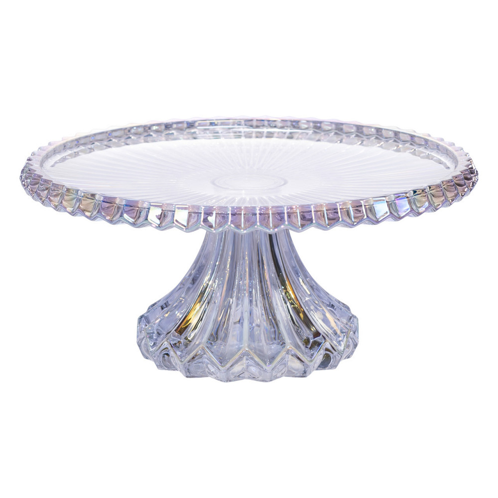 Тортівниця на ніжці Ø26 см скляна кругла HP-19-148 Київ - фото 1