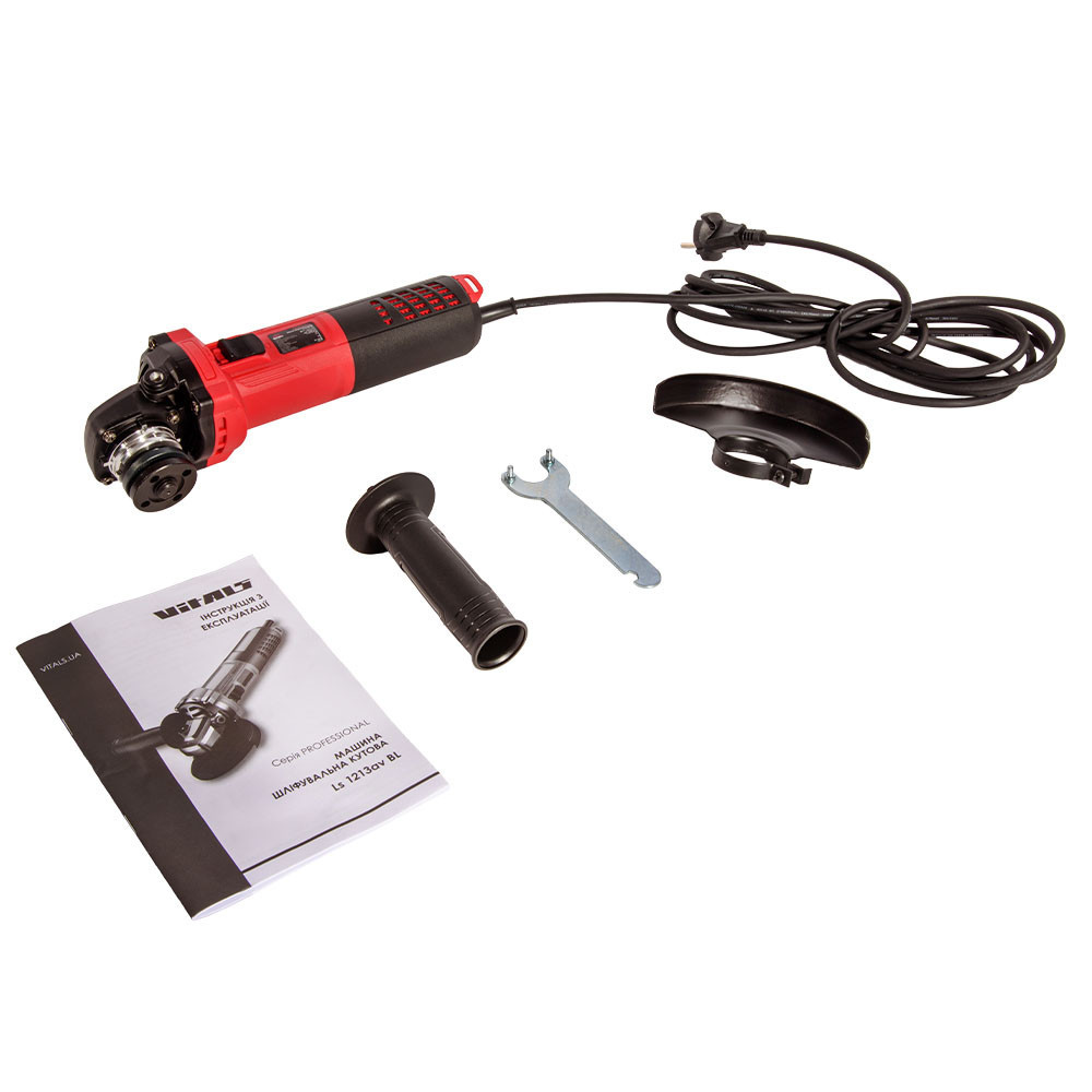 Машина шліфувальна кутова Vitals Professional Ls 1213av BL Харків - фото 11