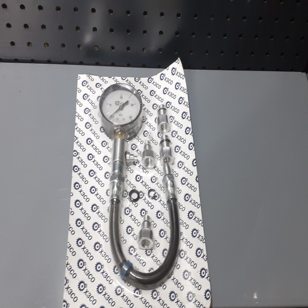 Компрессометр для измерения компрессии дизельных и бензиновых двигателей с гибким шлангом КОМПР40ШЛ ХЗСО CMPR Чернигов - изображение 4