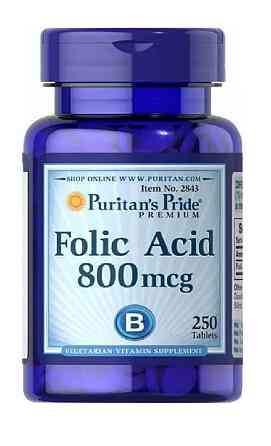Фолієва кислота Puritan's Pride Folic Acid 800 mcg 250tabl Луцьк
