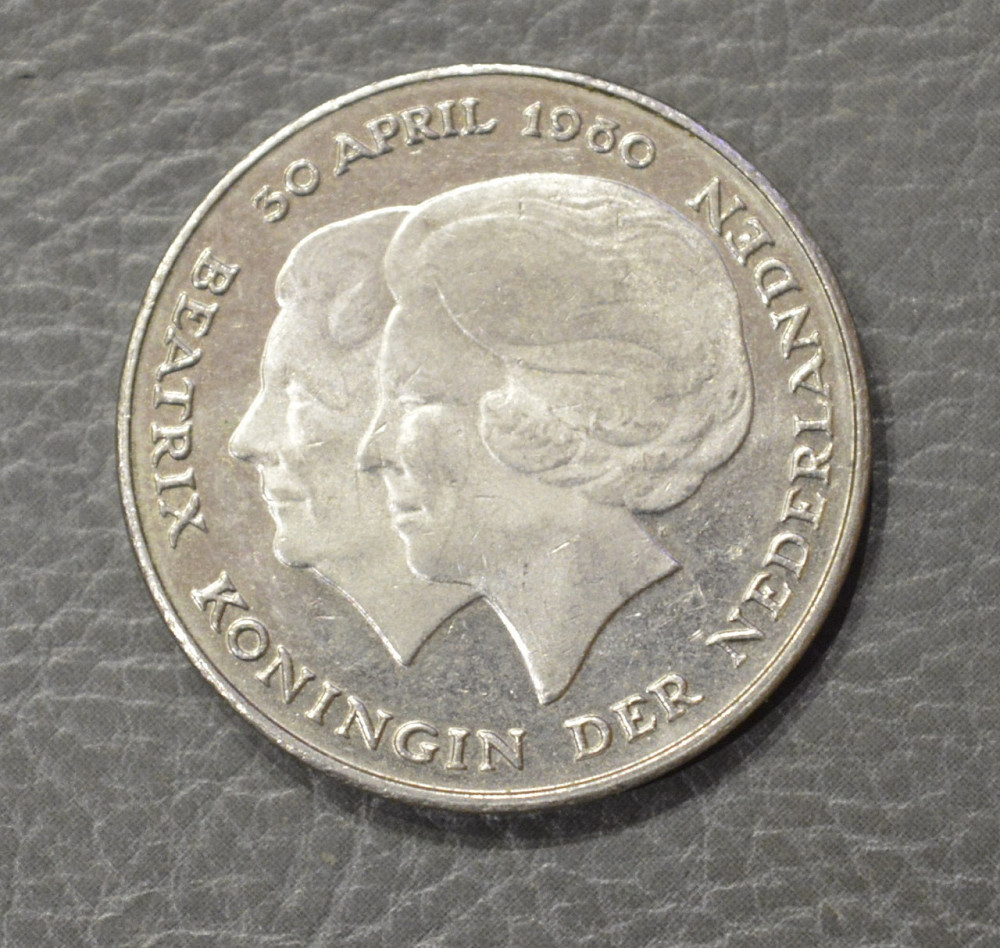 Нідерланди 2 1/2 гульдена 1980 рік ювілейна Полтава - фото 1