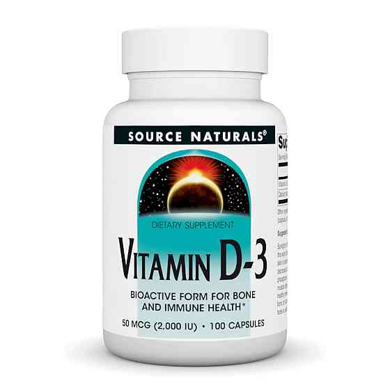 Вітамін Д3 Source Naturals Vitamin D-3 2000 IU 100 капс Київ