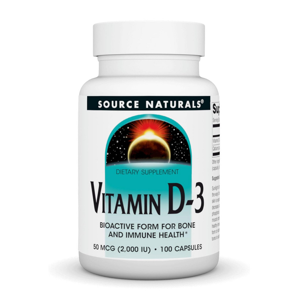 Вітамін Д3 Source Naturals Vitamin D-3 2000 IU 100 капс Київ - фото 1
