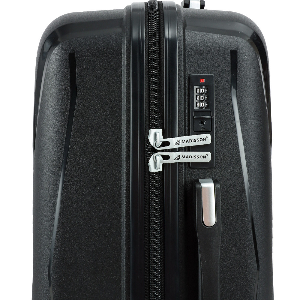 Валіза поліпропіленова MADISSON 51103 велика 77 см чорна Київ - фото 7