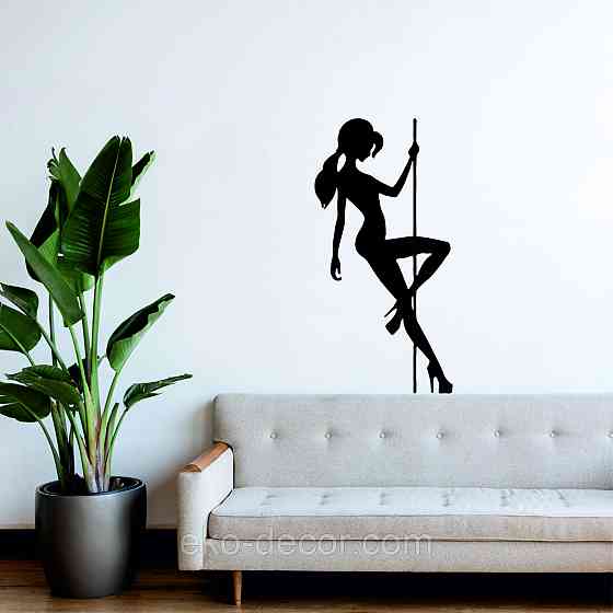 Декоративное настенное Панно «Стриптиз», Декор на стену 110*55 см, Черный Киев