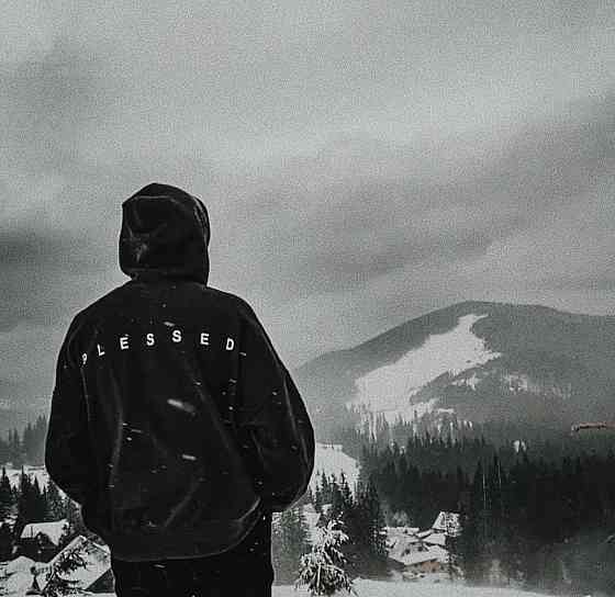 Толстовка/худі унісекс з принтом — BLESSED. XXL Чернівці