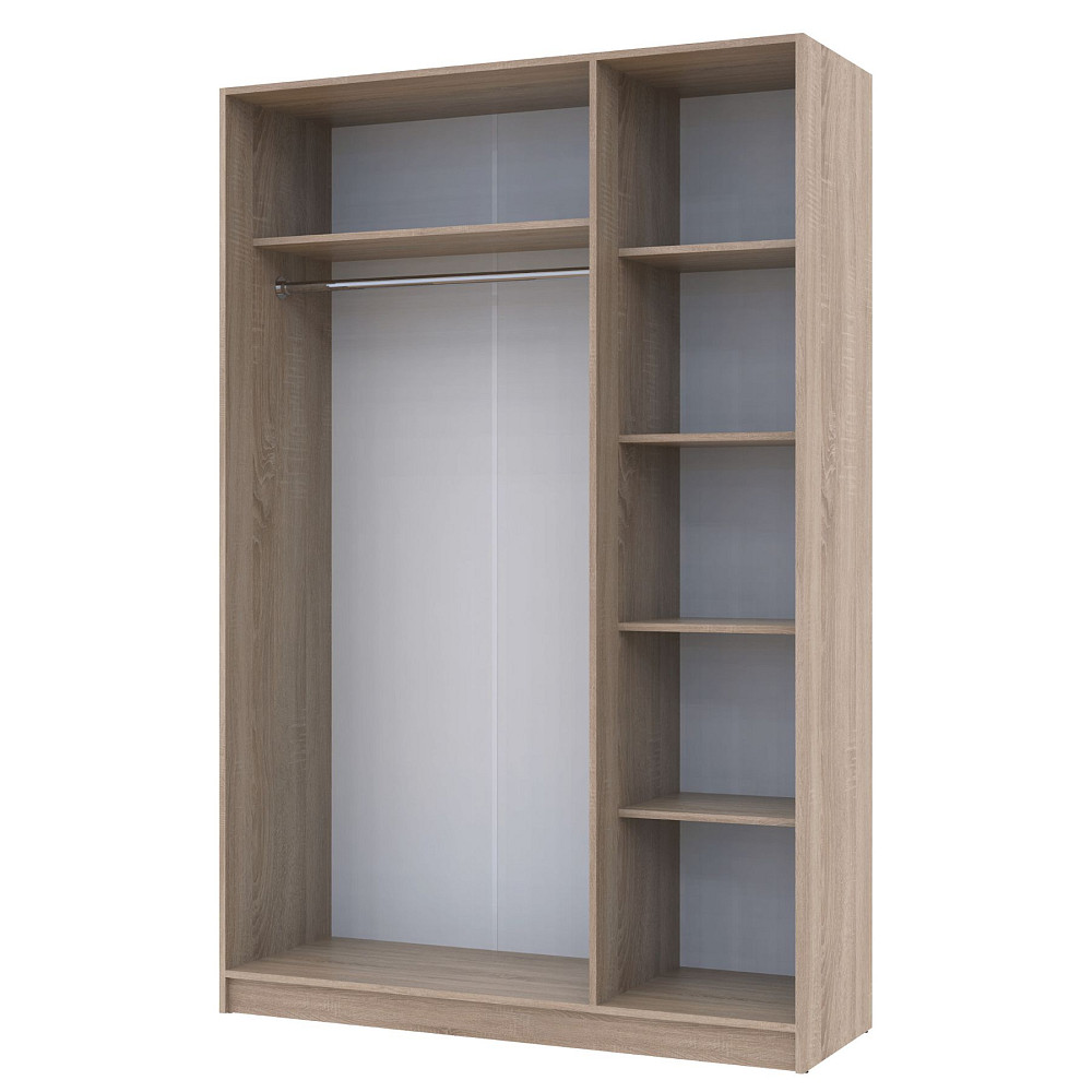 Шафа розпашна для одягу Doros Промо 135х48х204 см Дуб сонома (DRS-011203) Львів - фото 3