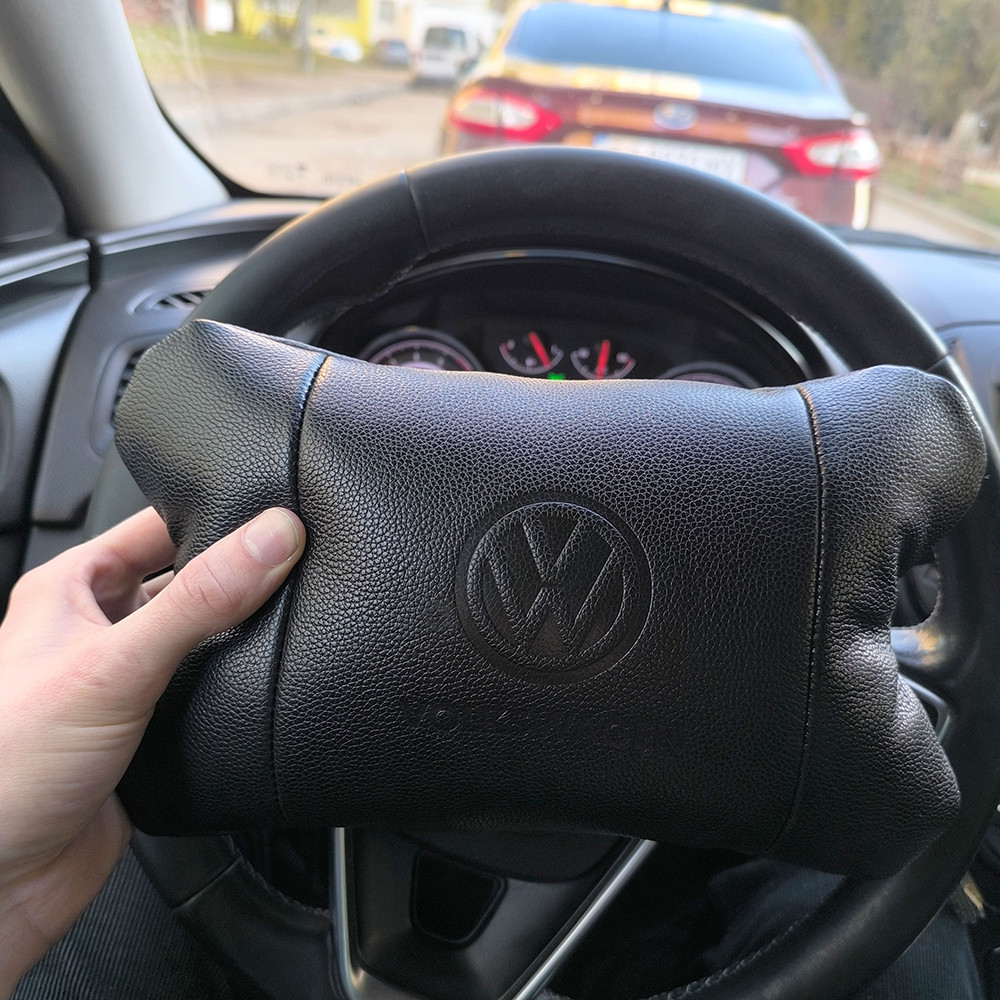 Подушка для поддержки головы в машине Volkswagen, Подушка подголовник для дороги, Подарок водителю EQ-86 Львов - изображение 6