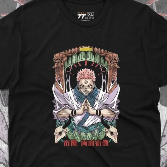 Футболка чоловіча з  принтом Магическая Битва Сукуна 3 Розмір 48 Дніпро