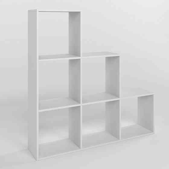 Стеллаж М-ЗОН Джеко 1072 Нимфея Альба (белый) (белый) (MZN-031001) Днепр