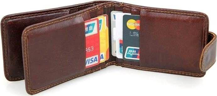 Кредитница чоловіча Vintage 14509 шкіряна Коричнева Київ - фото 6