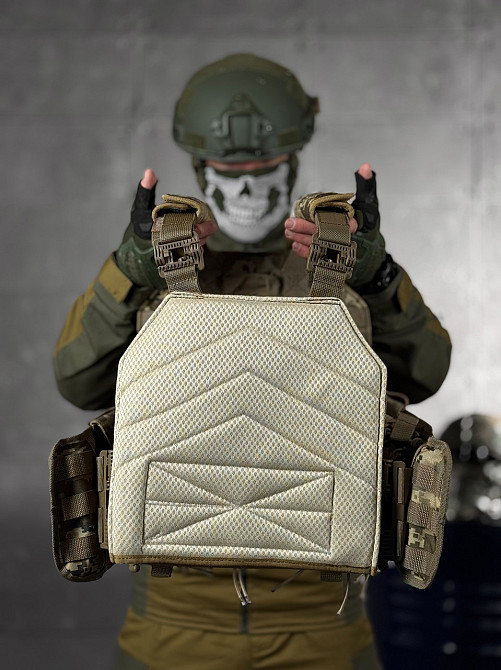 Плитоноска у складі з підсумками піксель із камербандом під плити Одеса - фото 8