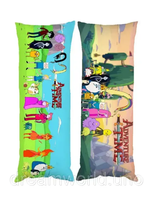 Подушка дакімакура Час пригод декоративна ростова подушка для обіймання двостороння Харків - фото 1