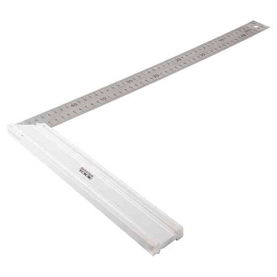 Кутник будівельний MASTERTOOL з нержавіючої сталі 500 мм ручка Al 30-1500 Коломыя