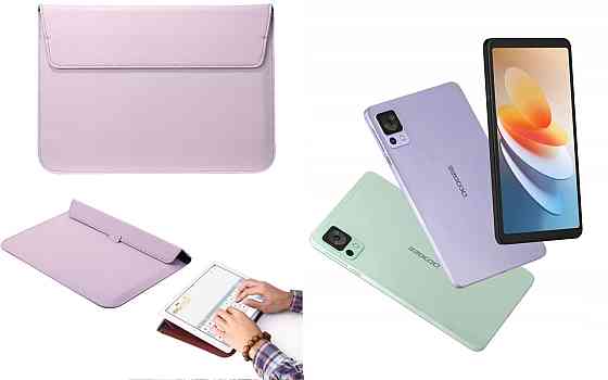 Чохол-конверт VitoCase для DOOGEE T20 Mini, T20 Mini Pro, з функцією підставки для планшета Фіолетовий Київ