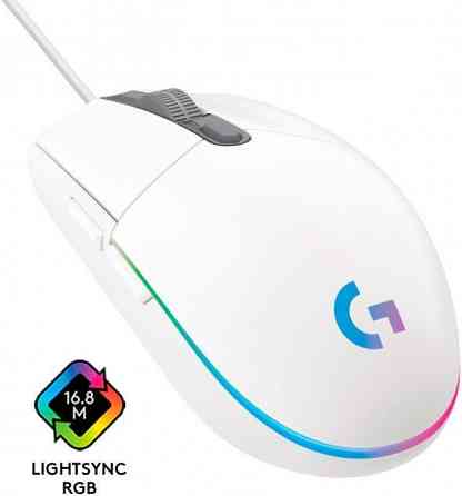 Миша Logitech G102 Lightsync (910-005824) White USB ( Білий ) Харьков