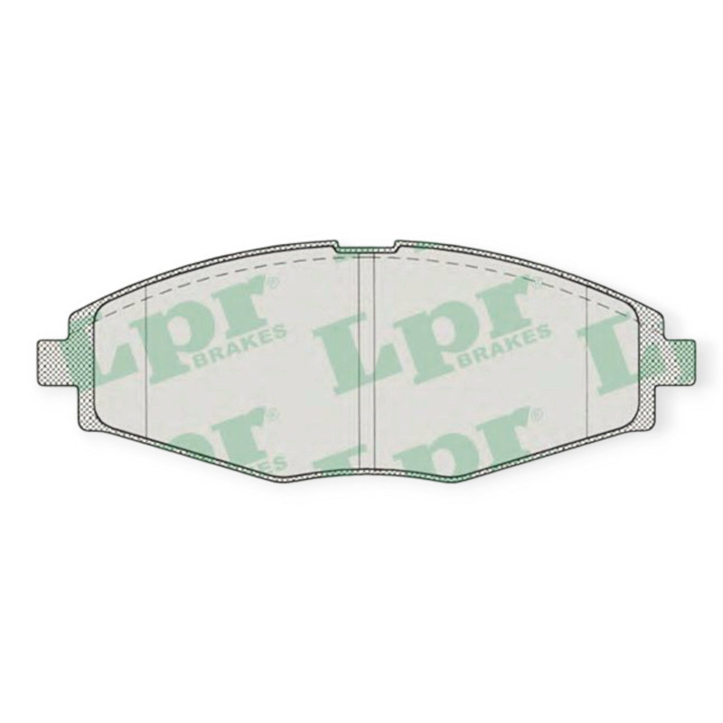 Колодки гальмівні Lanos, Chery QQ, Matiz, Forza передні (українське складання) LPR Мукачево - фото 2