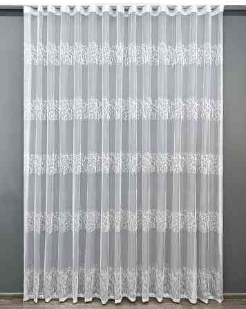 Тюль VR-Textil 2009т Жаккард Белый 400х270 см (42-____) Киев