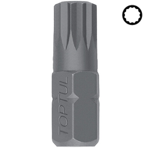 Бита Сплайн TOPTUL 10мм L-30мм Spline M6 FSFA1206 Чернигов