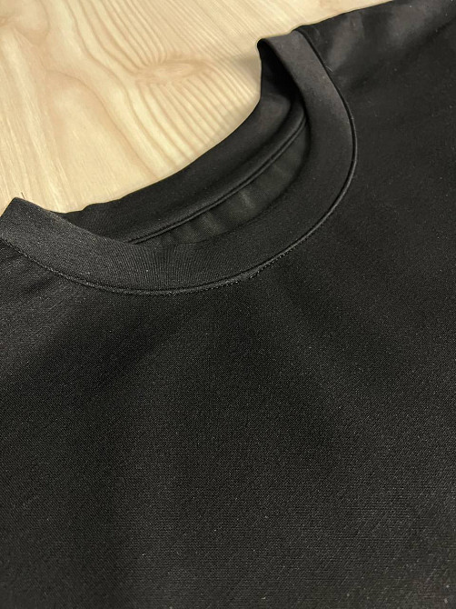 Костюм жіночий A-N 26067 футболка з довгою спідницею оверсайз, чорний, one size Київ - фото 9