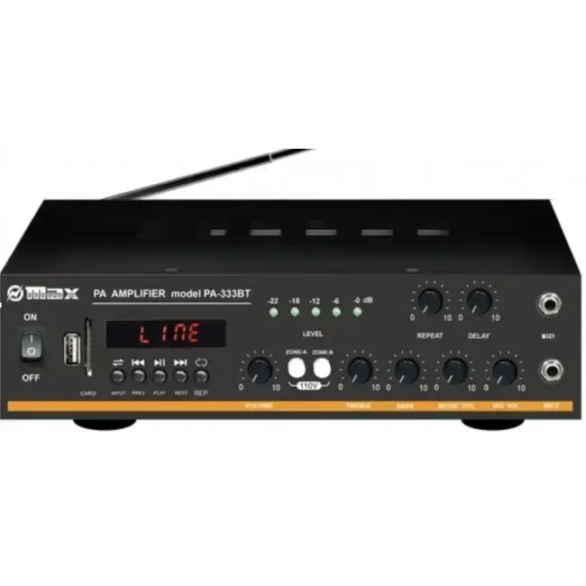 Підсилювач звуку AMP 333BT Bluetooth, потужний компактний аудіо підсилювач для колонок, стерео та Hi-Fi систем Одеса - фото 2