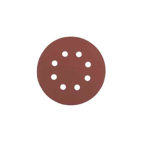 Круг шліфувальний на липучці MASTERTOOL 125 мм/8 отв P150 набір 5 шт 08-2515-H Коломыя