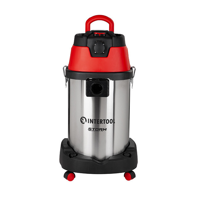 Пилосос будівельний INTERTOOL WT-1430, 1,4 кВт, 2 Stage, >20кПа, бак 30 л нержавіюча сталь 201, розетка, STORM - Гарантія 36 міс Львів - фото 6