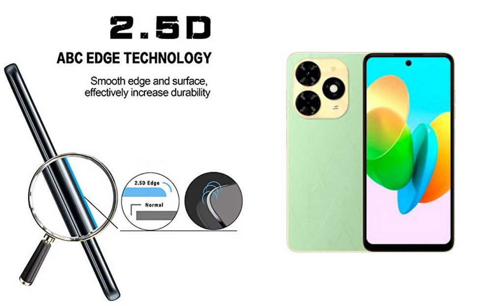 Захисне скло ArmorGlass для Tecno Spark 20, Spark 20c, Spark 20 Pro, Spark 20 Pro+ – стійке до подряпин та ударів Київ - фото 2