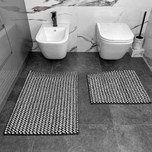 Килимок для ванної 50*80см Мелоді темно-сірий Дариана Житомир