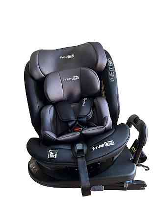 Автокресло FreeON Epic, поворотность 360°, iSize 40-150 см, grey Киев