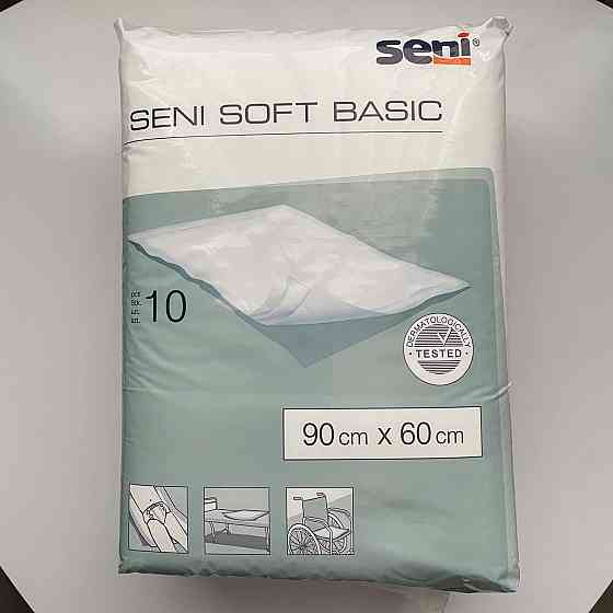 Пелюшки гігієнічні універсальні Seni Soft Basic 90см*60см, 10 шт. Кривий Ріг