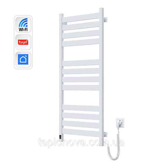 Сушарка для рушників Largo 500х1200 Sensor з Wi-Fi, права з таймером, білий оксамит Чернівці