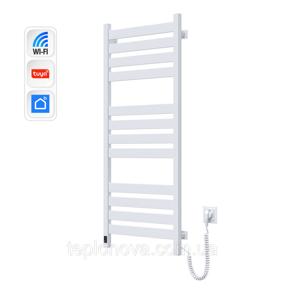 Сушарка для рушників Largo 500х1200 Sensor з Wi-Fi, права з таймером, білий оксамит Чернівці - фото 3