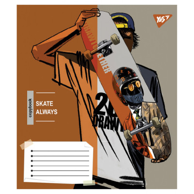 Зошит Yes Skate is always А5 60 аркушів лінія (767816) Вінниця - фото 6