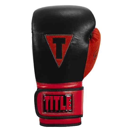 Боксерські рукавиці TITLE Boxing All Heart Bag Gloves 2.0 Black/Red 10 oz (бинти 4м. в комплекті) Каменское