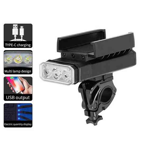 Фонарик велофонарь, Фонарь для удобства на велосипеде, Передний фонарь на велосипед RV-34 Львов