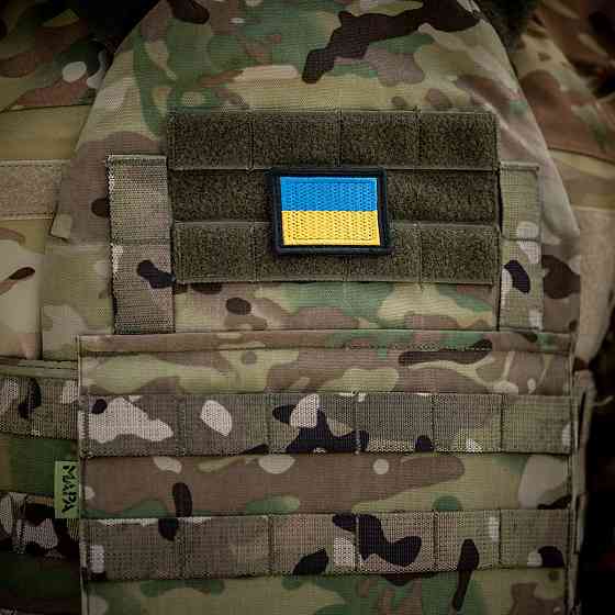 Шеврон на липучці Flag of Ukraine "Флаг України" (Патч, Нашивка, емблема) Нововолинськ