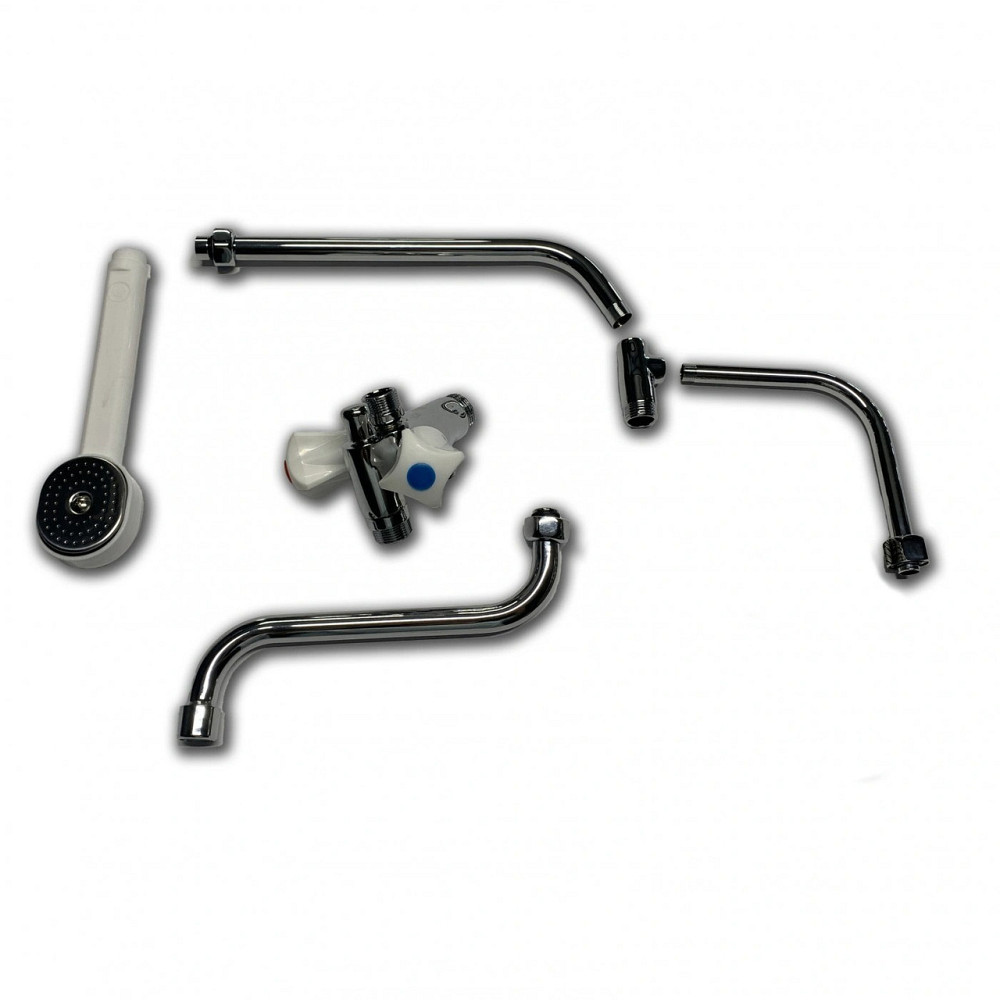 Титан водогрійний з топкою 90 л + набір кранів і душ (бойлер-буржуйка, бойлер на дровах) Київ - фото 7