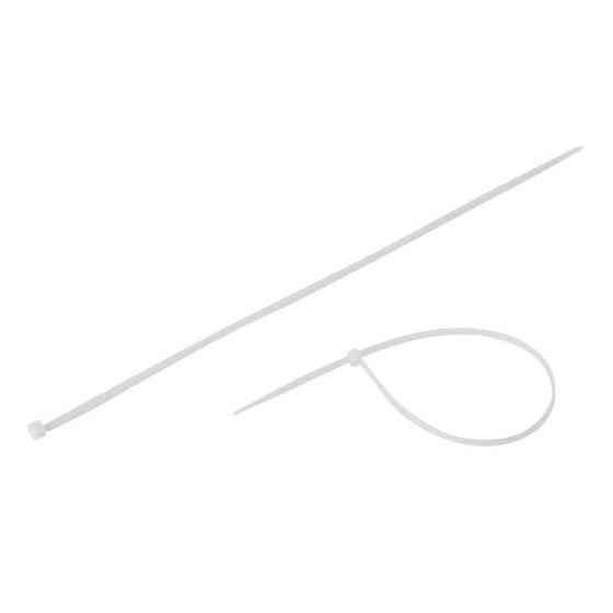 Хомут пластиковый, 3,6×300 мм, 100 шт/упак, белый INTERTOOL TC-3630 Киев